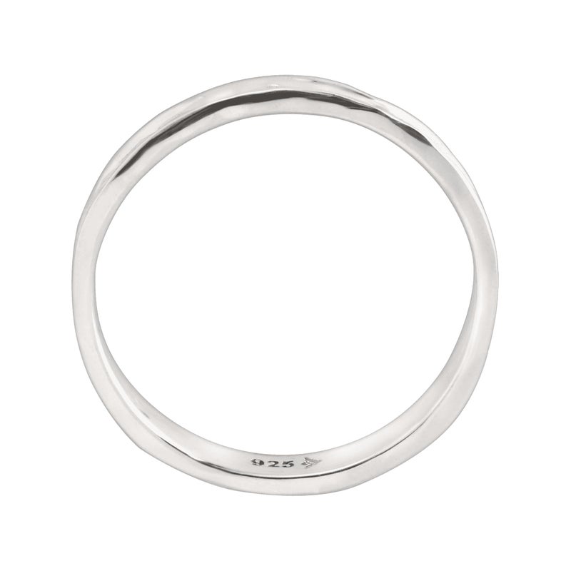 Silpada 'Stellar Stable' Stacking Ring in Hammered Sterling Silver, Size 10, Size 10 - Image 3